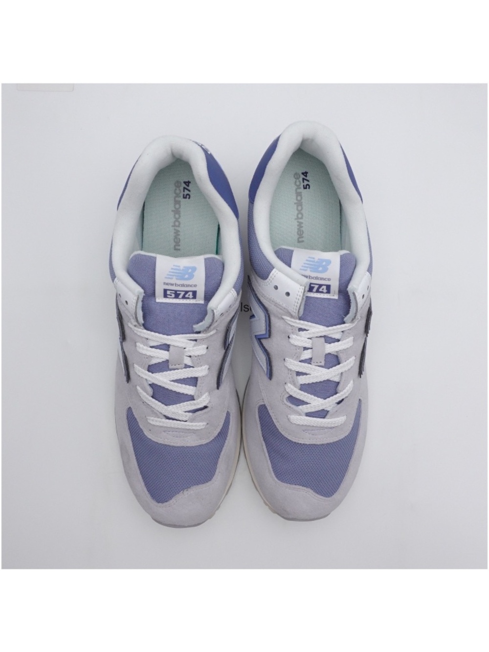 NEW Men's New Balance 574 Sneakers U574PGB Pearl Grey/NB White - Picture 3 of 12